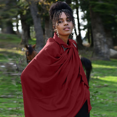 Maroon Pashmina Shawl