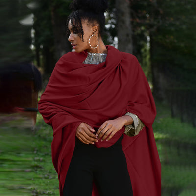 Maroon Pashmina Shawl