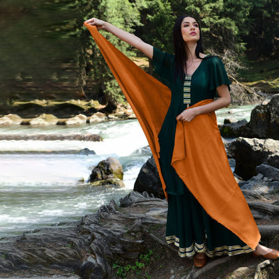 Sunset Yellow Pashmina Shawl