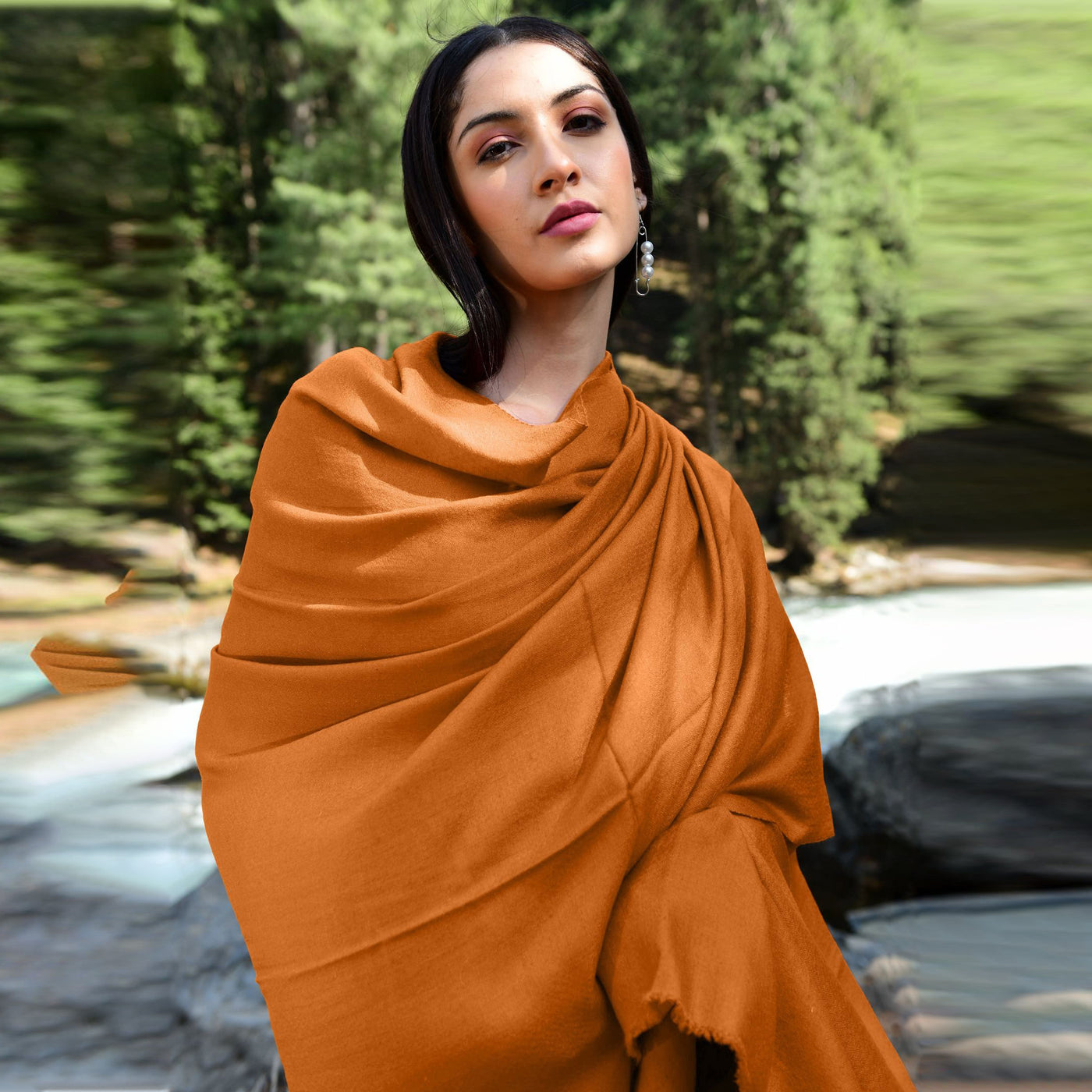 Sunset Yellow Pashmina Shawl