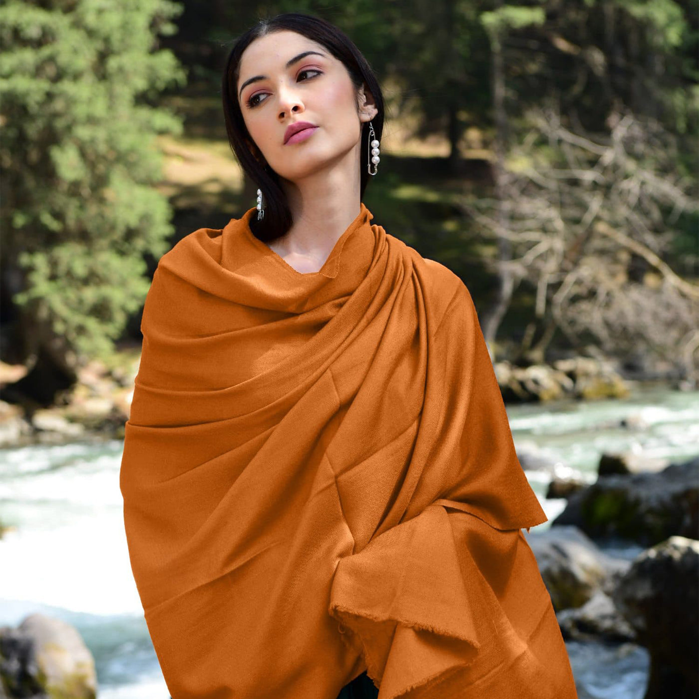 Sunset Yellow Pashmina Shawl