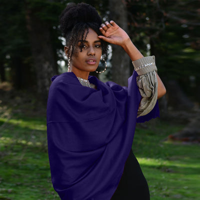 Royal Blue Pashmina Shawl