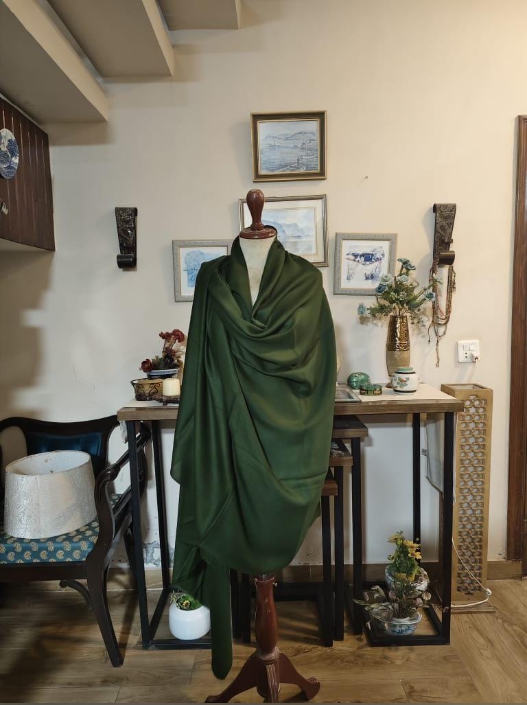 Mehndi Pashmina shawl