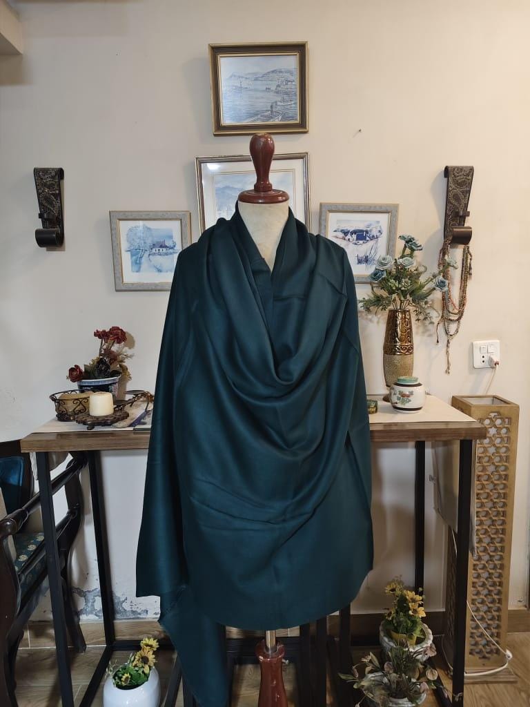 Turquiose teal Pashmina Shawl