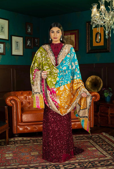 Pashmina/Rawsilk shawl