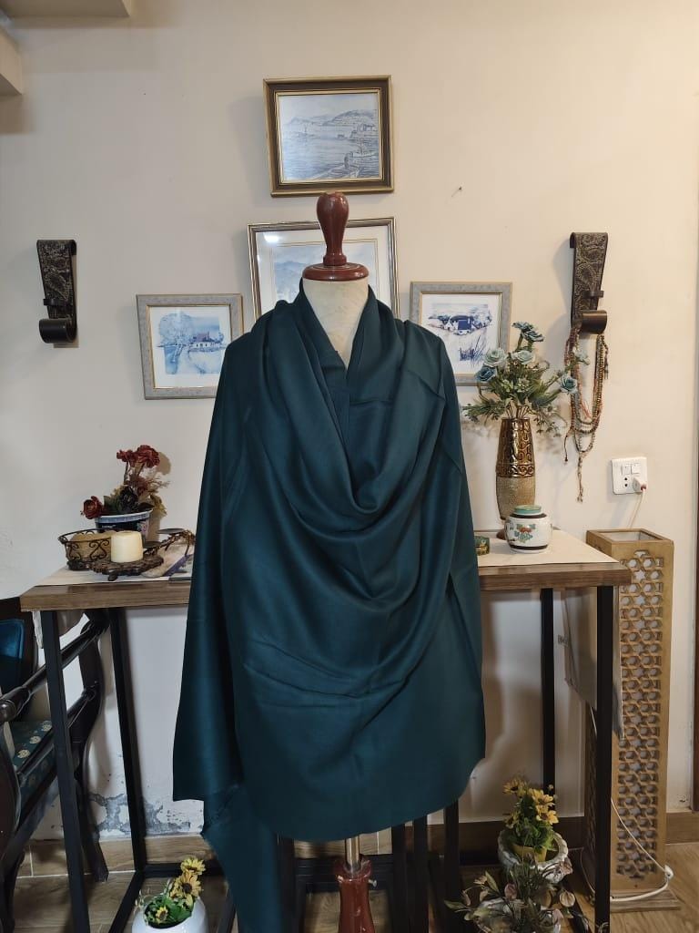 Turquiose teal Pashmina Shawl