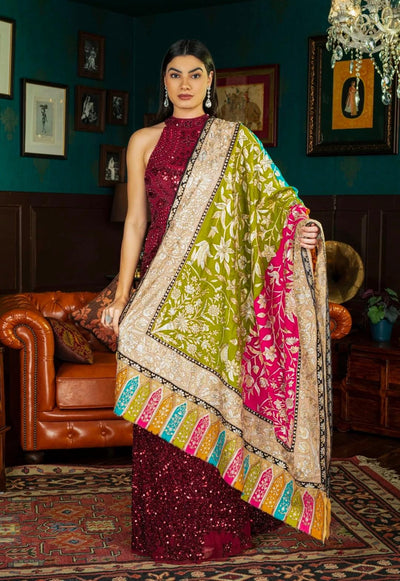 Pashmina/Rawsilk shawl