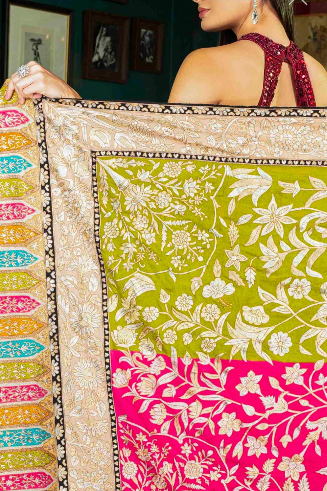 Pashmina/Rawsilk shawl